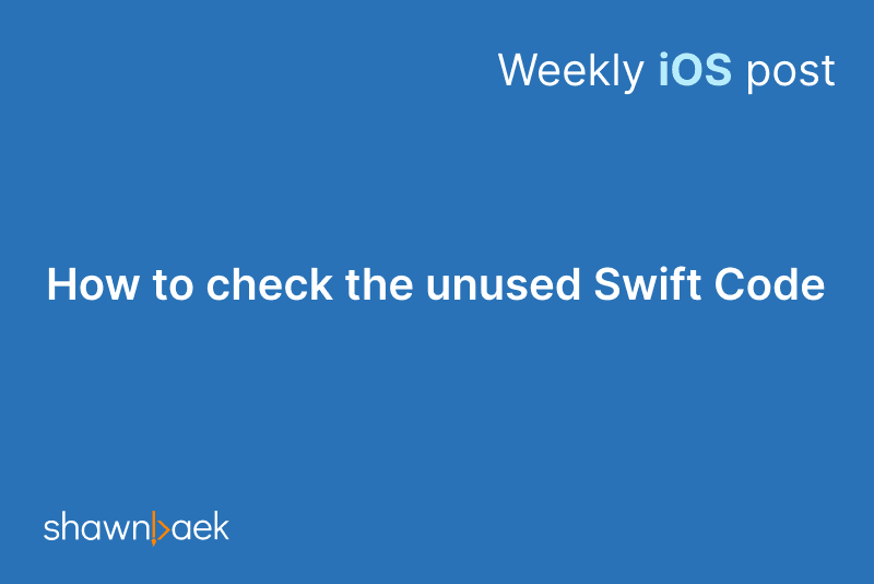 How to check the unused Swift Code